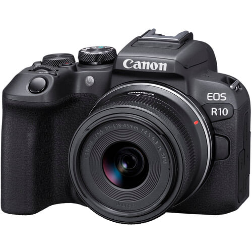 Câmera Canon EOS R10 com Objetiva Canon RF-S 18-45mm IS STM - Loja
