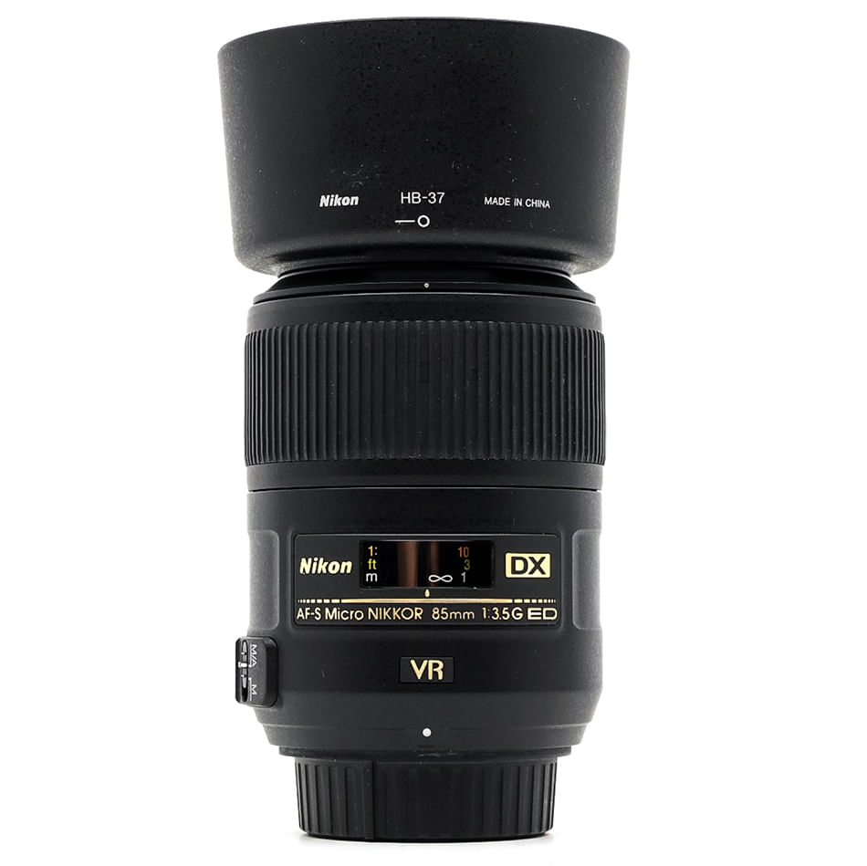 OBJETIVA NIKON AF-S DX Micro-NIKKOR 85mm f/3.5G ED VR - SEMINOVA